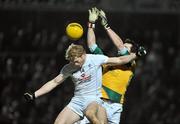 3 March 2012; Tomás O'Connor, Kildare, in action against David Gallagher, Meath. Allianz Football League, Division 2, Round 3, Meath v Kildare, Páirc Táilteann, Navan, Co. Meath. Picture credit: Barry Cregg / SPORTSFILE