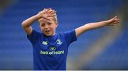 5 July 2017; Rob Kearney and Ross Byrne of Leinster Rugby came out to the Bank of Ireland Leinster Rugby Summer Camp at Donnybrook Stadium. Pictured is Tom Clarke, age 9, during the camp at Donnybrook Stadium in Dublin. Photo by Cody Glenn/Sportsfile