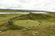 5 July 2017; A general view of the 7th green during the Pro-Am ahead of the Dubai Duty Free Irish Open Golf Championship at Portstewart Golf Club in Portstewart, Co. Derry. Photo by Oliver McVeigh/Sportsfile