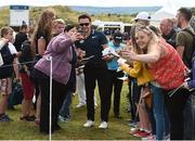 5 July 2017; Ex Westlife singer Shane Filan during the Pro-Am ahead of the Dubai Duty Free Irish Open Golf Championship at Portstewart Golf Club in Portstewart, Co. Derry. Photo by Oliver McVeigh/Sportsfile