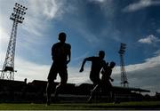 5 July 2017; Bohemians players warm up ahead of SSE Airtricity League Premier Division match between Bohemians and Dundalk at Dalymount Park in Dublin. Photo by Sam Barnes/Sportsfile