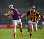 5 July 2017; Rowan White of Wexford in action against Pat Lyng of Kilkenny during the Bord Gais Energy Leinster GAA Hurling Under 21 Championship Final Match between Kilkenny and Wexford at Nowlan Park in Kilkenny. Photo by Ray McManus/Sportsfile