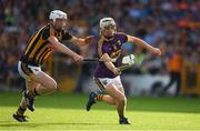 5 July 2017; Cathal Dunbar of Wexford in action against Michael Cody of Kilkenny during the Bord Gais Energy Leinster GAA Hurling Under 21 Championship Final Match between Kilkenny and Wexford at Nowlan Park in Kilkenny. Photo by Ray McManus/Sportsfile