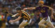 5 July 2017; Conor Delaney of Kilkenny in action against Stephen O'Gorman of Wexford during the Bord Gais Energy Leinster GAA Hurling Under 21 Championship Final Match between Kilkenny and Wexford at Nowlan Park in Kilkenny. Photo by Ray McManus/Sportsfile
