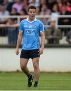 5 July 2017; Ross McGarry of Dublin celebrates scoring his side's first goal during the Electric Ireland Leinster GAA Football Minor Championship Semi-Final match between Kildare and Dublin at St Conleth's Park in Newbridge, Co Kildare. Photo by Piaras Ó Mídheach/Sportsfile