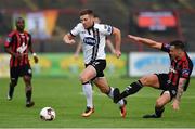5 July 2017; Patrick McEleney of Dundalk is fouled by Robert Cornwall of Bohemians during SSE Airtricity League Premier Division match between Bohemians and Dundalk at Dalymount Park in Dublin. Photo by Sam Barnes/Sportsfile