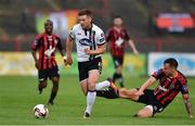 5 July 2017; Patrick McEleney of Dundalk is fouled by Robert Cornwall of Bohemians during SSE Airtricity League Premier Division match between Bohemians and Dundalk at Dalymount Park in Dublin. Photo by Sam Barnes/Sportsfile