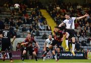 5 July 2017; Ciaran Kilduff of Dundalk rises highest to score his side's first goal during SSE Airtricity League Premier Division match between Bohemians and Dundalk at Dalymount Park in Dublin. Photo by Sam Barnes/Sportsfile
