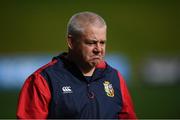 6 July 2017; British & Irish Lions head coach Warren Gatland during a training session at QBE Stadium in Auckland, New Zealand. Photo by Stephen McCarthy/Sportsfile
