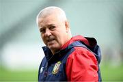 6 July 2017; British and Irish Lions head coach Warren Gatland during a training session at QBE Stadium in Auckland, New Zealand. Photo by Stephen McCarthy/Sportsfile