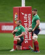 6 July 2017; Sean O'Brien, right, and Jack McGrath during a British and Irish Lions training session at QBE Stadium in Auckland, New Zealand. Photo by Stephen McCarthy/Sportsfile