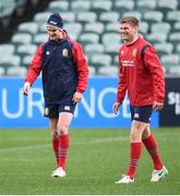6 July 2017; Owen Farrell, right, and Jonathan Sexton during a British and Irish Lions training session at QBE Stadium in Auckland, New Zealand. Photo by Stephen McCarthy/Sportsfile