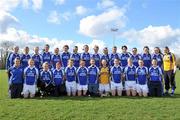 4 March 2012; The Laois squad. Bord Gais Energy Ladies National Football League, Division 1, Round 4, Kildare v Laois, Ballykelly, Co. Kildare. Picture credit: Barry Cregg / SPORTSFILE