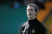 4 March 2012; Jim McGuinness, Donegal manager. Allianz Football League Division 1, Round 3, Donegal v Cork, MacCumhaill Park, Ballybofey, Co. Donegal. Picture credit: Oliver McVeigh / SPORTSFILE