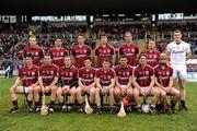 26 February 2012; The Galway team, back row, from left, Cyril Donnellan, Fergal Moore, Niall Burke, Conor Cooney, Tony Óg Regan, Damien Hayes and James Skehill, with, front row, from left, David Burke, David Collins, Ger O'Halloran, Declan Connolly, Barry Daly, Iarla Tannian, Niall Donoghue and James Regan. Allianz Hurling League, Division 1A, Round 1, Galway v Dublin, Pearse Stadium, Salthill, Galway. Picture credit: Stephen McCarthy / SPORTSFILE