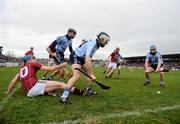 26 February 2012; A general view of the action during the game. Allianz Hurling League, Division 1A, Round 1, Galway v Dublin, Pearse Stadium, Salthill, Galway. Picture credit: Stephen McCarthy / SPORTSFILE