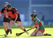 4 March 2012; Diane Ryan, Oulart-the-Ballagh, in action against Patricia McGrath, Drom/Inch. All Ireland Senior Camogie Club Championship Final 2011, Drom/Inch, Tipperary v Oulart-the-Ballagh, Wexford, Croke Park, Dublin. Picture credit: Brian Lawless / SPORTSFILE
