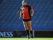 4 March 2012; Aideen Brennan, Oulart-the-Ballagh, celebrates scoring her side's first goal. All Ireland Senior Camogie Club Championship Final 2011, Drom/Inch, Tipperary v Oulart-the-Ballagh, Wexford, Croke Park, Dublin. Picture credit: Brian Lawless / SPORTSFILE
