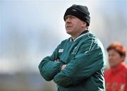4 March 2012; Kildare manager Joe O'Donoghue. Bord Gais Energy Ladies National Football League, Division 1, Round 4, Kildare v Laois, Ballykelly, Co. Kildare. Picture credit: Barry Cregg / SPORTSFILE