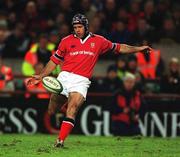 15 December 2001; Mike Mullins, Munster. Rugby. Picture credit; Brendan Moran / SPORTSFILE