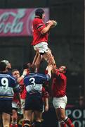 15 December 2001; Paul O'Connell, Munster. Rugby. Picture credit; Brendan Moran / SPORTSFILE