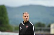 6 July 2017; Midtjylland manager Jess Thorop before the Europa League First Qualifying Round Second Leg match between Derry City and Midtjylland at The Showgrounds in Sligo. Photo by David Maher/Sportsfile