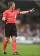 6 July 2017; Referee Gunnar Jarl Jónssson during the Europa League First Qualifying Round Second Leg match between Cork City and Levadia Tallinn at Turners Cross in Cork. Photo by Eóin Noonan/Sportsfile