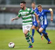 6 July 2017; Brandon Miele of Shamrock Rovers during the Europa League First Qualifying Round Second Leg match between Shamrock Rovers and Stjarnan at Tallaght Stadium in Tallaght, Co Dublin.  Photo by Cody Glenn/Sportsfile