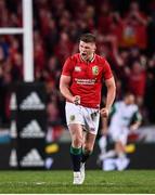 8 July 2017; Owen Farrell of the British & Irish Lions celebrates after kicking his side's final penalty during the Third Test match between New Zealand All Blacks and the British & Irish Lions at Eden Park in Auckland, New Zealand. Photo by Stephen McCarthy/Sportsfile