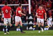 8 July 2017; Owen Farrell of the British & Irish Lions celebrates after kicking his side's final penalty during the Third Test match between New Zealand All Blacks and the British & Irish Lions at Eden Park in Auckland, New Zealand. Photo by Stephen McCarthy/Sportsfile