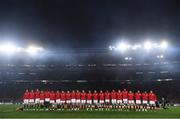 8 July 2017; British and Irish Lions players prior to the Third Test match between New Zealand All Blacks and the British & Irish Lions at Eden Park in Auckland, New Zealand. Photo by Stephen McCarthy/Sportsfile