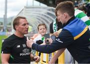 8 July 2017; Glasgow Celtic manager Brendan Rodgers poses for pictures with fans ahead of the friendly match between Shamrock Rovers and Glasgow Celtic at Tallaght Stadium in Dublin.  Photo by David Fitzgerald/Sportsfile