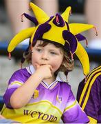 8 July 2017; A young Wexford supporter ahead of the GAA Football All-Ireland Senior Championship Round 2B match between Wexford and Monaghan at Innovate Wexford Park in Co Wexford. Photo by Eóin Noonan/Sportsfile