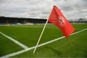 8 July 2017; A sideline flag flies in the light breeze before the GAA Hurling All-Ireland Senior Championship Round 2 match between Dublin and Tipperary at Semple Stadium in Thurles, Co Tipperary. Photo by Brendan Moran/Sportsfile