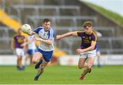 8 July 2017; Karl O'Connell of Monaghan in action against  Jake Firman of Wexford during the GAA Football All-Ireland Senior Championship Round 2B match between Wexford and Monaghan at Innovate Wexford Park in Co Wexford. Photo by Eóin Noonan/Sportsfile