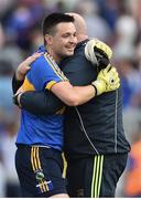 8 July 2017; Ciaran Kenrick of Tipperary celebrates at the end of the GAA Football All-Ireland Senior Championship Round 2B match between Cavan and Tipperary at Kingspan Breffni Park in Cavan. Photo by David Maher/Sportsfile