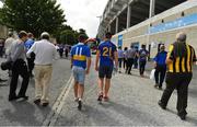 8 July 2017; Supporters make their way to the ground before the GAA Hurling All-Ireland Senior Championship Round 2 match between Dublin and Tipperary at Semple Stadium in Thurles, Co Tipperary. Photo by Brendan Moran/Sportsfile