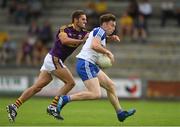 8 July 2017; Fintan Kelly of Monaghan in action against Brian Malone of Wexford during the GAA Football All-Ireland Senior Championship Round 2B match between Wexford and Monaghan at Innovate Wexford Park in Co Wexford. Photo by Eóin Noonan/Sportsfile