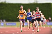 8 July 2017; Conor O'Driscoll of Leevale A.C, Co. Cork, on his way to winning the under 19 800m event during Day 1 of the Irish Life Health National Juvenile Track & Field Championships at Tullamore Harriers Stadium in Tullamore, Co Offaly. Photo by Ramsey Cardy/Sportsfile