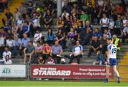 8 July 2017; Conor McManus of Monaghan makes his way off the pitch after being shown a black card during the GAA Football All-Ireland Senior Championship Round 2B match between Wexford and Monaghan at Innovate Wexford Park in Co Wexford. Photo by Eóin Noonan/Sportsfile