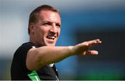 8 July 2017; Celtic manager Brendan Rodgers following the friendly match between Shamrock Rovers and Glasgow Celtic at Tallaght Stadium in Dublin.  Photo by David Fitzgerald/Sportsfile