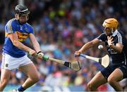 8 July 2017; Dublin goalkeeper Conor Dooley saves a shot from point blank range from Dan McCormack of Tipperary during the GAA Hurling All-Ireland Senior Championship Round 2 match between Dublin and Tipperary at Semple Stadium in Thurles, Co Tipperary. Photo by Ray McManus/Sportsfile