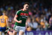 8 July 2017; Diarmuid O'Connor of Mayo celebrates after scoring his side's second goal during the GAA Football All-Ireland Senior Championship Round 3A match between Clare and Mayo at Cusack Park in Ennis, Co Clare. Photo by Diarmuid Greene/Sportsfile