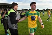 8 July 2017; Paddy McBearty of Donegal is congratulated at the end of the GAA Football All-Ireland Senior Championship Round 3A match between Meath and Donegal at Páirc Tailteann in Navan, Co Meath. Photo by David Maher/Sportsfile