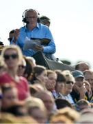 8 July 2017; RTE GAA pundit Pat Spillane during the GAA Football All-Ireland Senior Championship Round 3A match between Clare and Mayo at Cusack Park in Ennis, Co Clare. Photo by Diarmuid Greene/Sportsfile