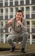 8 March 2012; Boxer Paul McCloskey after a press conference to announce details of his upcoming Light Welterweight bout against Julio Diaz, in Belfast's King's Hall, on Saturday the 5th of May. Europa Hotel, Belfast, Co. Antrim. Picture credit: Oliver McVeigh / SPORTSFILE