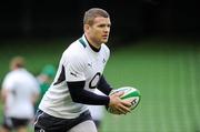 9 March 2012; Ireland's Gordon D'Arcy in action during the Squad Captain's Run ahead of their RBS Six Nations Championship match against Scotland on Saturday. Ireland Rugby Squad Captain's Run, Aviva Stadium, Lansdowne Road, Dublin. Picture credit: Matt Browne / SPORTSFILE