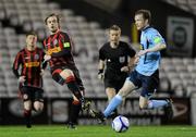 9 March 2012; Ryan McEvoy, Bohemians, in action against Brendan McGill, Shelbourne. Airtricity League Premier Division, Bohemians v Shelbourne, Dalymount Park, Dublin. Picture credit: Brian Lawless / SPORTSFILE