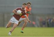 8 July 2017; Paul Sharry of Westmeath in action against Stephen Sheridan of Armagh during the GAA Football All-Ireland Senior Championship Round 2B match between Westmeath and Armagh at TEG Cusack Park in Mullingar, Co Westmeath. Photo by Piaras Ó Mídheach/Sportsfile