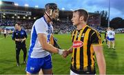 8 July 2017; Maurice Shanahan of Waterford shakes hands with Mark Bergin of Kilkenny after the GAA Hurling All-Ireland Senior Championship Round 2 match between Waterford and Kilkenny at Semple Stadium in Thurles, Co Tipperary. Photo by Brendan Moran/Sportsfile